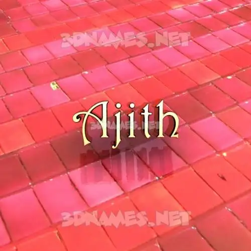 ajith in Red Tiles style - 3D name wallpaper ajith in Red Tiles style - 3D name wallpaper