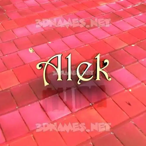 alek in Red Tiles style - 3D name wallpaper alek in Red Tiles style - 3D name wallpaper