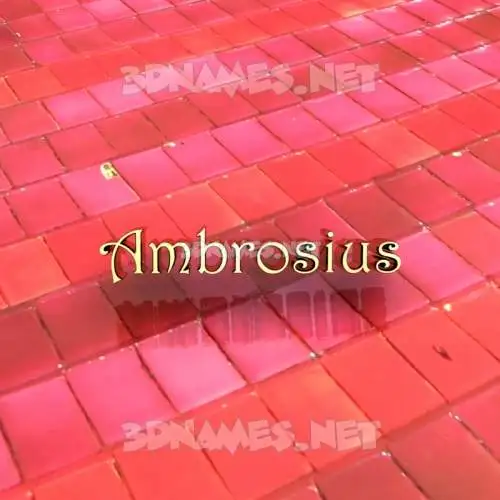 ambrosius in Red Tiles style - 3D name wallpaper ambrosius in Red Tiles style - 3D name wallpaper