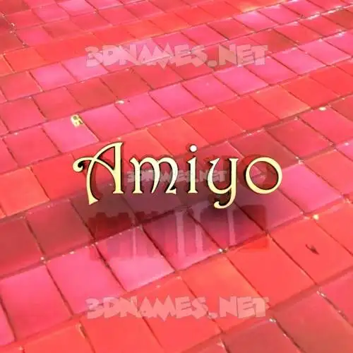 amiyo in Red Tiles style - 3D name wallpaper amiyo in Red Tiles style - 3D name wallpaper