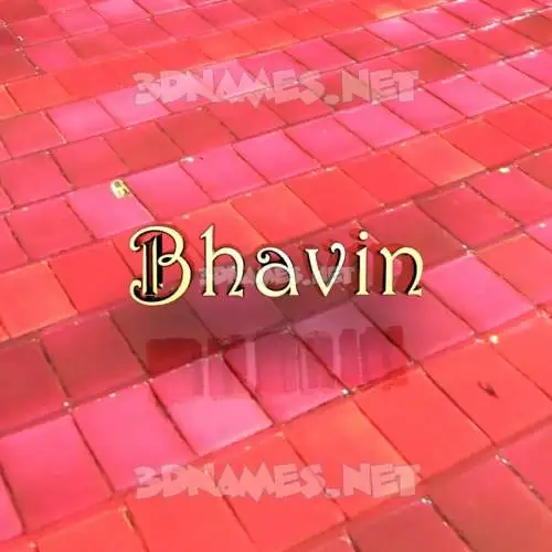 bhavin in Red Tiles style - 3D name wallpaper bhavin in Red Tiles style - 3D name wallpaper