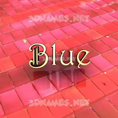blue in Red Tiles style - 3D name wallpaper blue in Red Tiles style - 3D name wallpaper