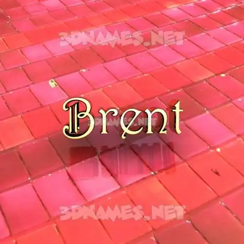 brent in Red Tiles style - 3D name wallpaper brent in Red Tiles style - 3D name wallpaper