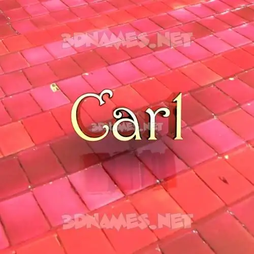 carl in Red Tiles style - 3D name wallpaper carl in Red Tiles style - 3D name wallpaper
