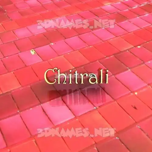 chitrali in Red Tiles style - 3D name wallpaper chitrali in Red Tiles style - 3D name wallpaper