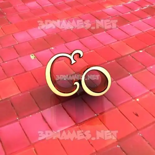 co in Red Tiles style - 3D name wallpaper co in Red Tiles style - 3D name wallpaper