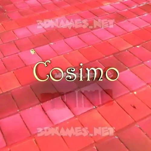 cosimo in Red Tiles style - 3D name wallpaper cosimo in Red Tiles style - 3D name wallpaper