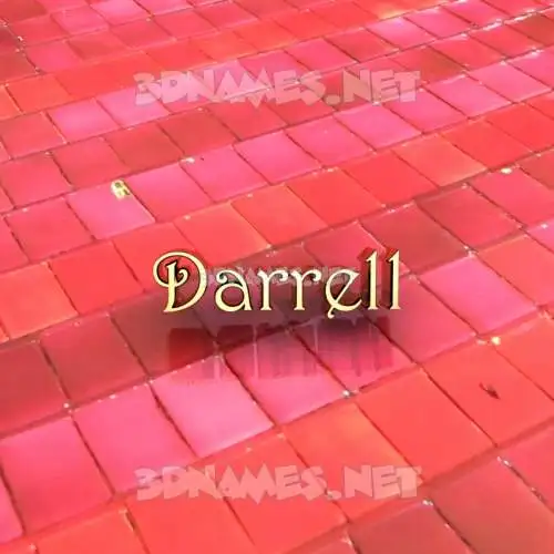 darrell in Red Tiles style - 3D name wallpaper darrell in Red Tiles style - 3D name wallpaper