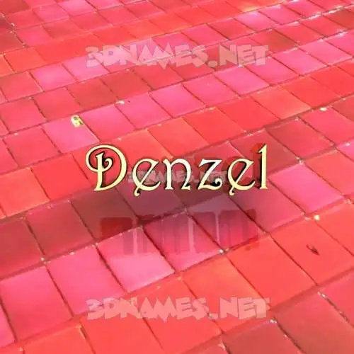 denzel in Red Tiles style - 3D name wallpaper denzel in Red Tiles style - 3D name wallpaper