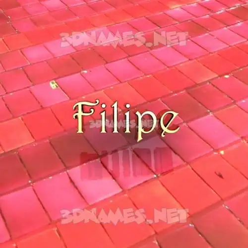 filipe in Red Tiles style - 3D name wallpaper filipe in Red Tiles style - 3D name wallpaper