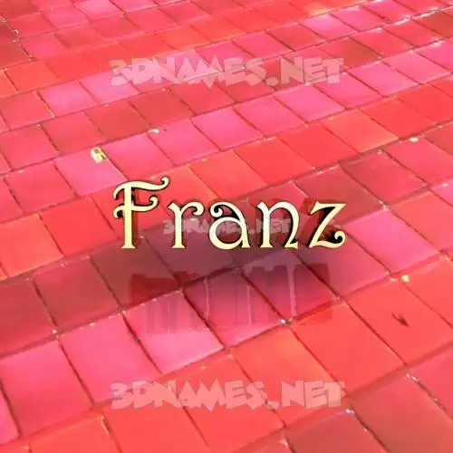 franz in Red Tiles style - 3D name wallpaper franz in Red Tiles style - 3D name wallpaper
