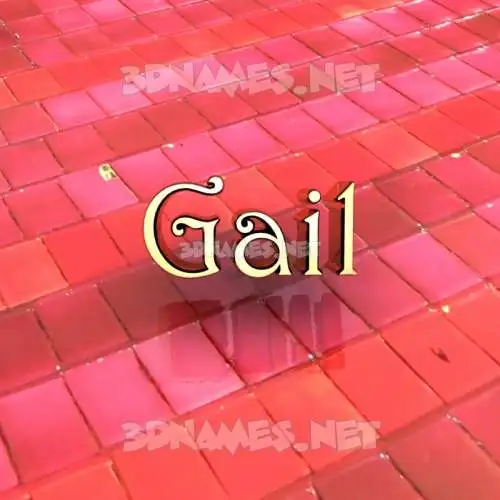 gail in Red Tiles style - 3D name wallpaper gail in Red Tiles style - 3D name wallpaper
