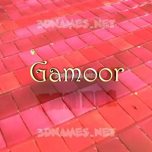 gamoor in Red Tiles style - 3D name wallpaper gamoor in Red Tiles style - 3D name wallpaper