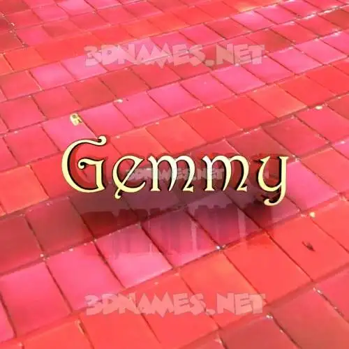 gemmy in Red Tiles style - 3D name wallpaper gemmy in Red Tiles style - 3D name wallpaper