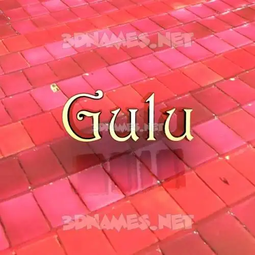 gulu in Red Tiles style - 3D name wallpaper gulu in Red Tiles style - 3D name wallpaper