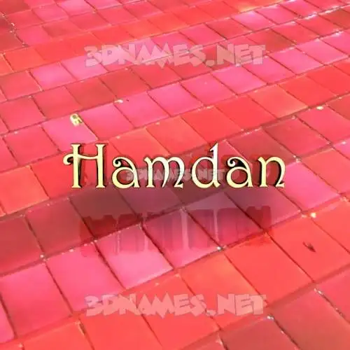 hamdan in Red Tiles style - 3D name wallpaper hamdan in Red Tiles style - 3D name wallpaper