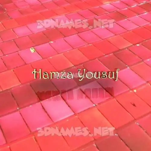 hamza yousuf in Red Tiles style - 3D name wallpaper hamza yousuf in Red Tiles style - 3D name wallpaper