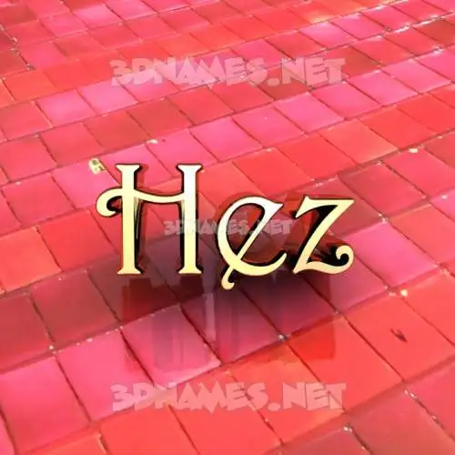 hez in Red Tiles style - 3D name wallpaper hez in Red Tiles style - 3D name wallpaper