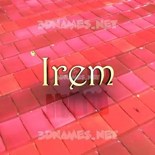 irem in Red Tiles style - 3D name wallpaper irem in Red Tiles style - 3D name wallpaper