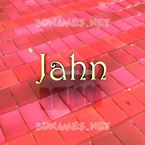jahn in Red Tiles style - 3D name wallpaper jahn in Red Tiles style - 3D name wallpaper