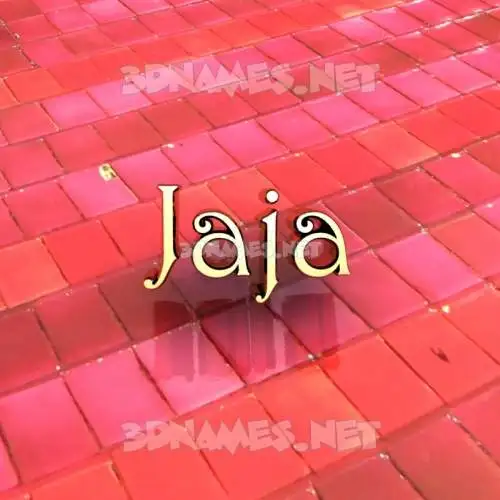 jaja in Red Tiles style - 3D name wallpaper jaja in Red Tiles style - 3D name wallpaper