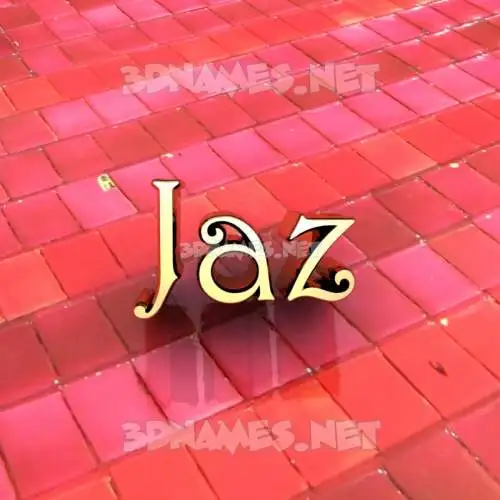 jaz in Red Tiles style - 3D name wallpaper jaz in Red Tiles style - 3D name wallpaper