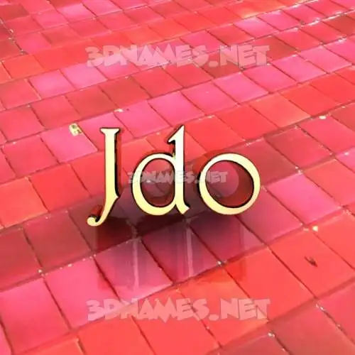 jdo in Red Tiles style - 3D name wallpaper jdo in Red Tiles style - 3D name wallpaper