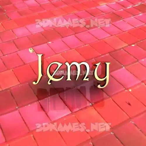 jemy in Red Tiles style - 3D name wallpaper jemy in Red Tiles style - 3D name wallpaper