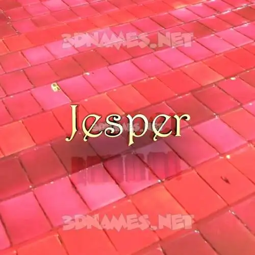 jesper in Red Tiles style - 3D name wallpaper jesper in Red Tiles style - 3D name wallpaper