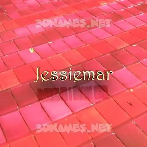jessiemar in Red Tiles style - 3D name wallpaper jessiemar in Red Tiles style - 3D name wallpaper