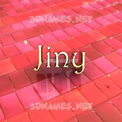 jiny in Red Tiles style - 3D name wallpaper jiny in Red Tiles style - 3D name wallpaper