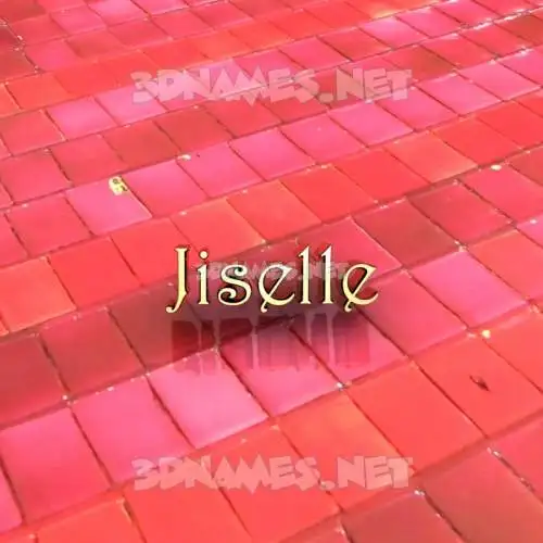 jiselle in Red Tiles style - 3D name wallpaper jiselle in Red Tiles style - 3D name wallpaper
