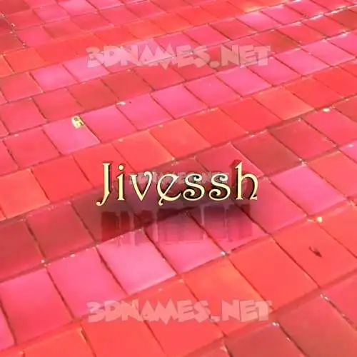 jivessh in Red Tiles style - 3D name wallpaper jivessh in Red Tiles style - 3D name wallpaper