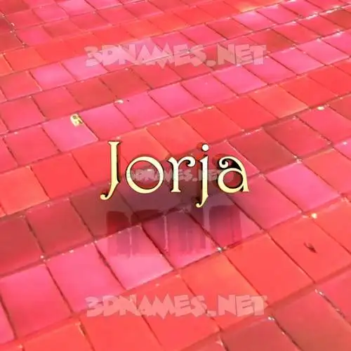 jorja in Red Tiles style - 3D name wallpaper jorja in Red Tiles style - 3D name wallpaper