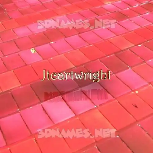 jtcartwright in Red Tiles style - 3D name wallpaper jtcartwright in Red Tiles style - 3D name wallpaper