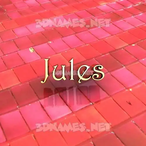 jules in Red Tiles style - 3D name wallpaper jules in Red Tiles style - 3D name wallpaper