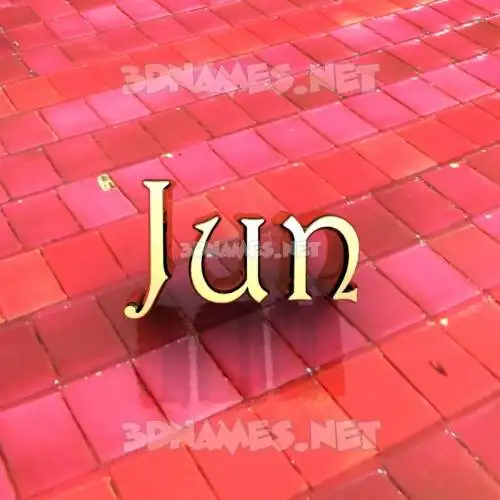 jun in Red Tiles style - 3D name wallpaper jun in Red Tiles style - 3D name wallpaper