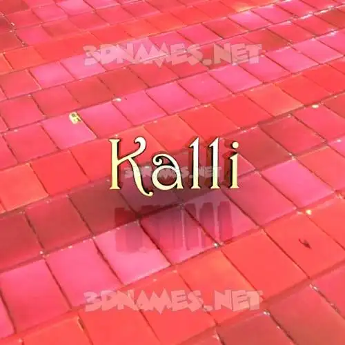 kalli in Red Tiles style - 3D name wallpaper kalli in Red Tiles style - 3D name wallpaper