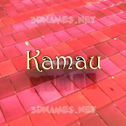 kamau in Red Tiles style - 3D name wallpaper kamau in Red Tiles style - 3D name wallpaper