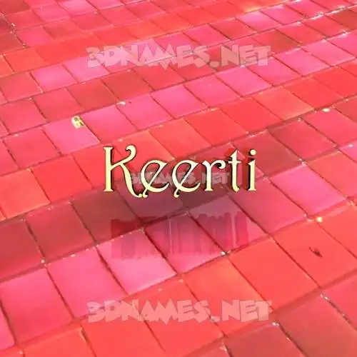 keerti in Red Tiles style - 3D name wallpaper keerti in Red Tiles style - 3D name wallpaper