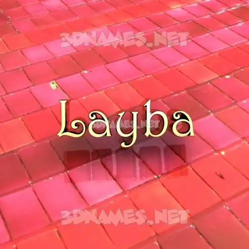 layba in Red Tiles style - 3D name wallpaper layba in Red Tiles style - 3D name wallpaper