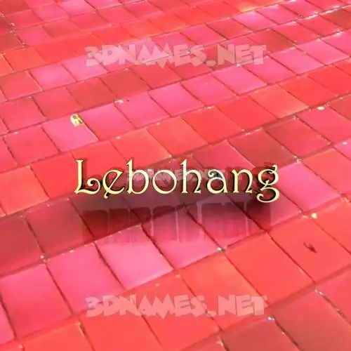 lebohang in Red Tiles style - 3D name wallpaper lebohang in Red Tiles style - 3D name wallpaper
