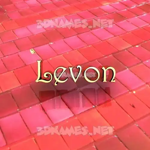 levon in Red Tiles style - 3D name wallpaper levon in Red Tiles style - 3D name wallpaper