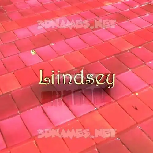 liindsey in Red Tiles style - 3D name wallpaper liindsey in Red Tiles style - 3D name wallpaper