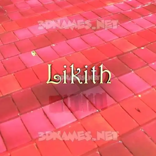 likith in Red Tiles style - 3D name wallpaper likith in Red Tiles style - 3D name wallpaper