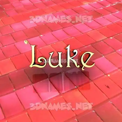 luke in Red Tiles style - 3D name wallpaper luke in Red Tiles style - 3D name wallpaper