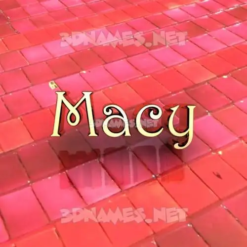 macy in Red Tiles style - 3D name wallpaper macy in Red Tiles style - 3D name wallpaper