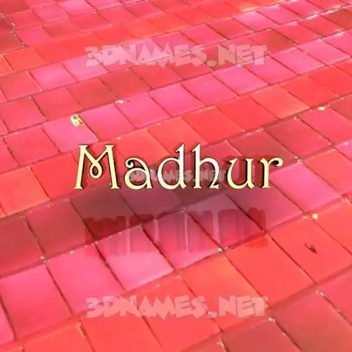 madhur in Red Tiles style - 3D name wallpaper madhur in Red Tiles style - 3D name wallpaper