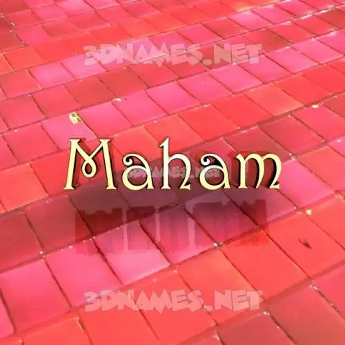 maham in Red Tiles style - 3D name wallpaper maham in Red Tiles style - 3D name wallpaper