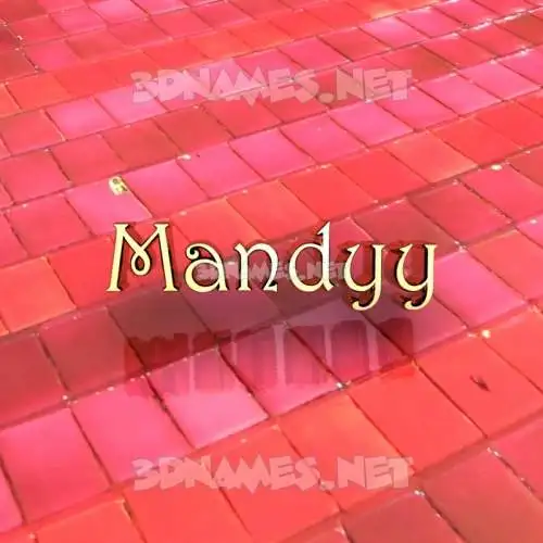 mandyy in Red Tiles style - 3D name wallpaper mandyy in Red Tiles style - 3D name wallpaper